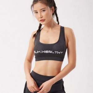 High impact fitness racerback ladies custom sports bras private label