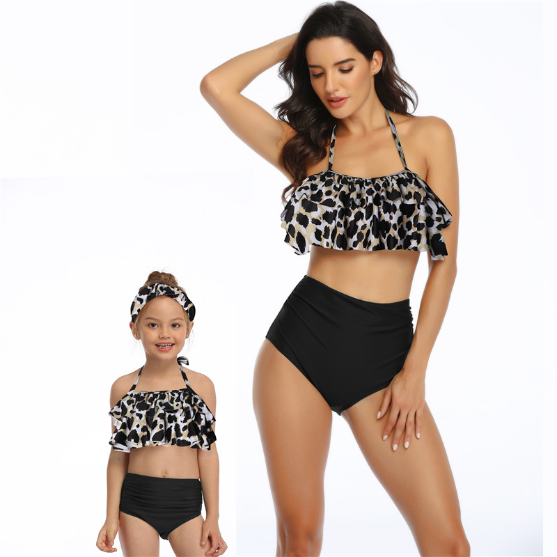 OEM Leopard Swimsuit Factories - Custom cute two piece children swimwear kids bikini for girls – Stamgon