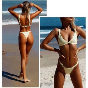 Women’s Hot Summer Brazilian Beachwear Bikini Thong Swimwear