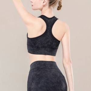 Custom private label racerback seamless sports bra fitness wear for women