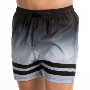 Stamgon shadow printed swim trunks Mens surfing beach shorts with pockets