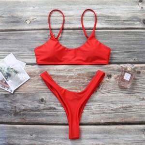 Custom private logo wholesale padded push up sexy women swimwear leopard bikini 2020