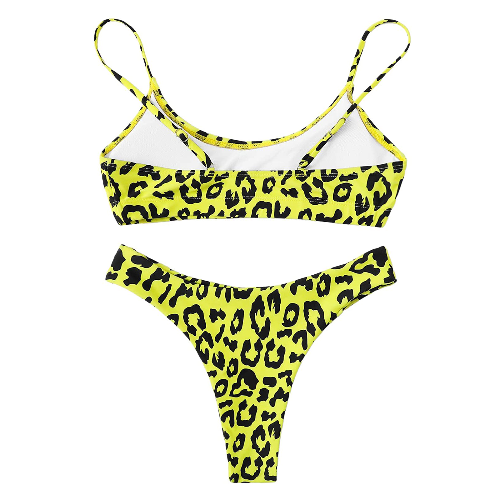 New Delivery for Mommy And Me Bathing Suits - Women’s Bathing Suits Spaghetti Strap Leopard Print Thong Bikini Swimwear Set – Stamgon