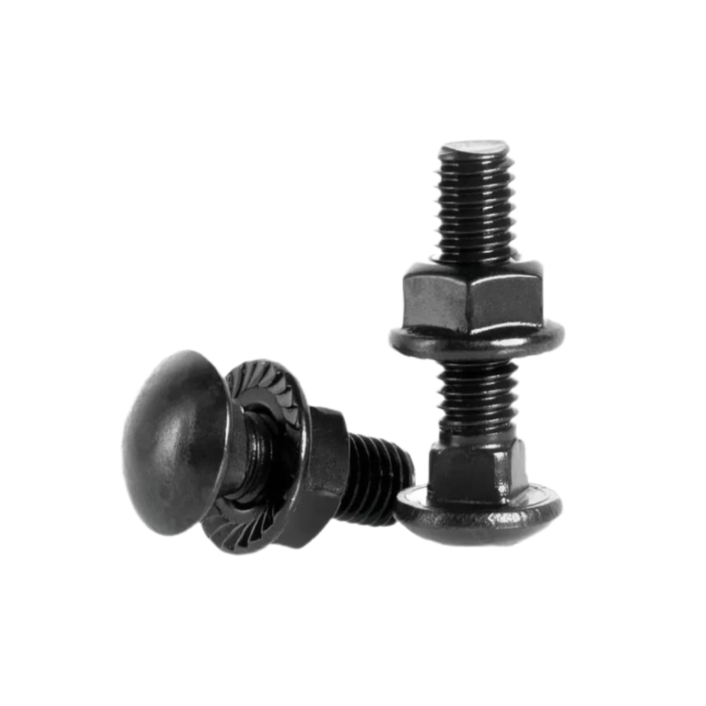 Black M3-M12 Stainless Steel A2 Bolt-Cup Square Head Screw