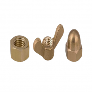 Brass Wing Nuts- Hexagon Nuts – Acorn Cap Dome Nuts M2 M3 M4 M5