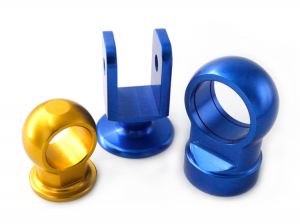 Color anodized Aluminum machining parts for shock absorber