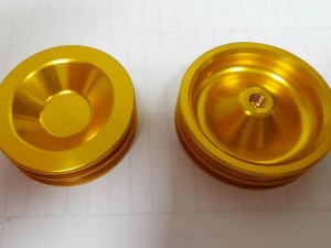 Gold anodizing high precision Base valve floating piston