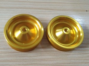 Gold anodizing high precision Base valve floating piston