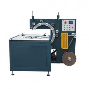 Horizontal film/tape winding wrap machine for roll/tire/wire/tube