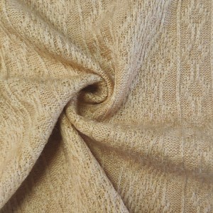 High quality soft breathable warm jacquard imitated cashmere fabirc