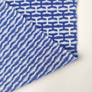 Nový dizajn mäkkej a pohodlnej akrylovej nylonovej žakárovej tkaniny, ktorá sa predáva za tepla