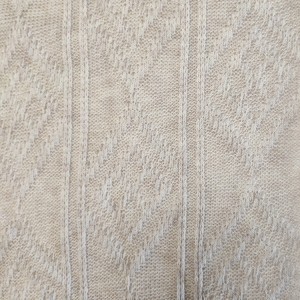 Tissu jacquard acrilico cachemire di super alta qualità per maglione è mantellu