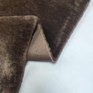 100% Polyester အရည်အသွေးမြင့် Soft Faux Rabbit Fur Fabric