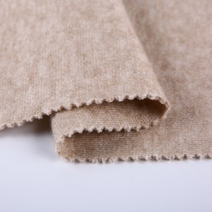 Rayon polyester nylon khaki loose knitted poly rayon hacci hachi fabric