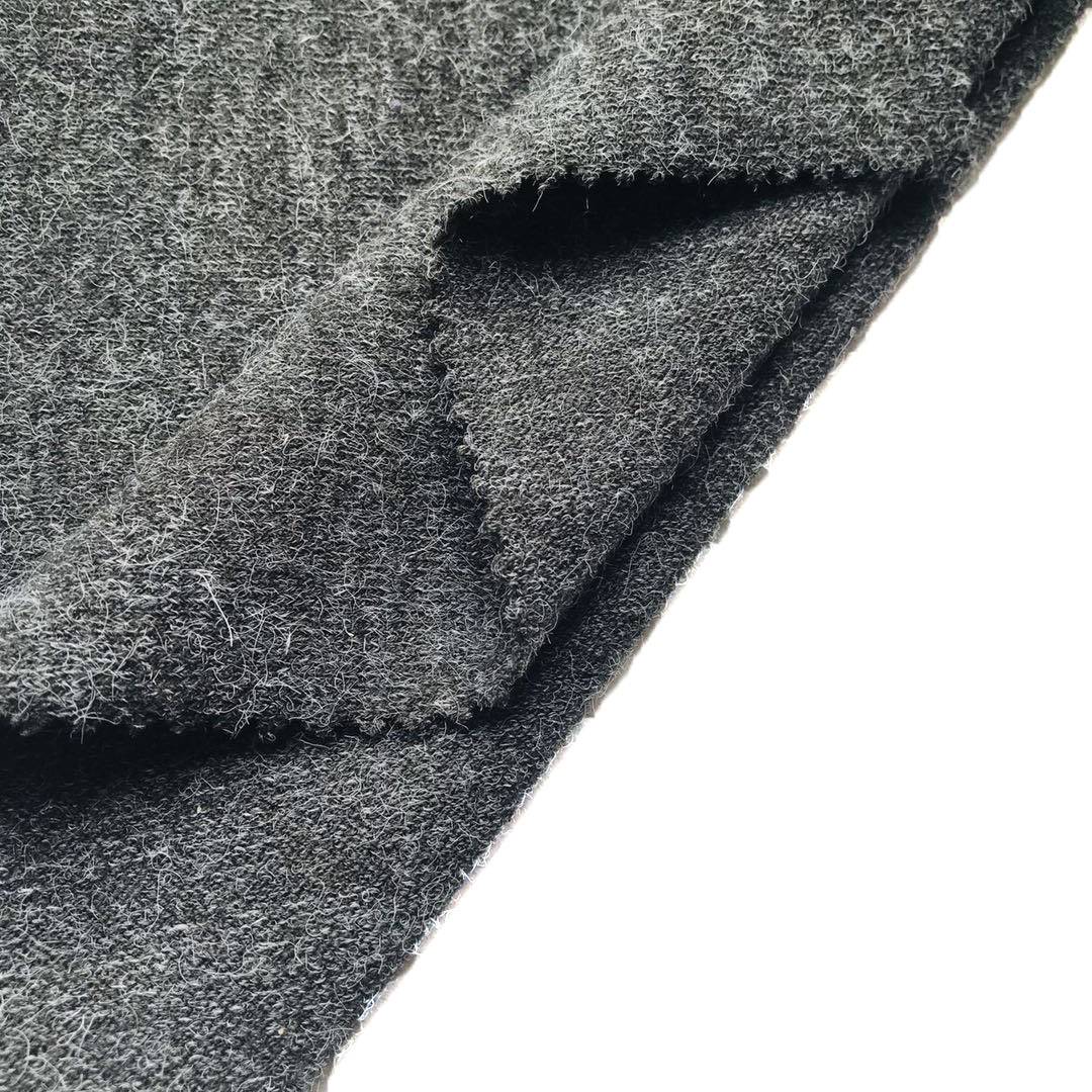 Tela de punto de piel sintética de lana de nailon y acetato, superventas, 2020, para vestido de abrigo
