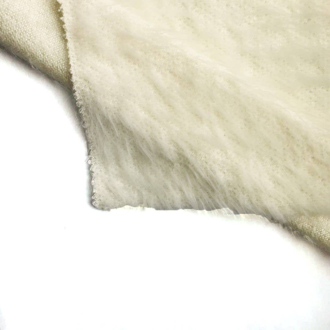 Venda quente 53% acrílico 47% nylon imitado tecido de veludo de malha de vison para roupas