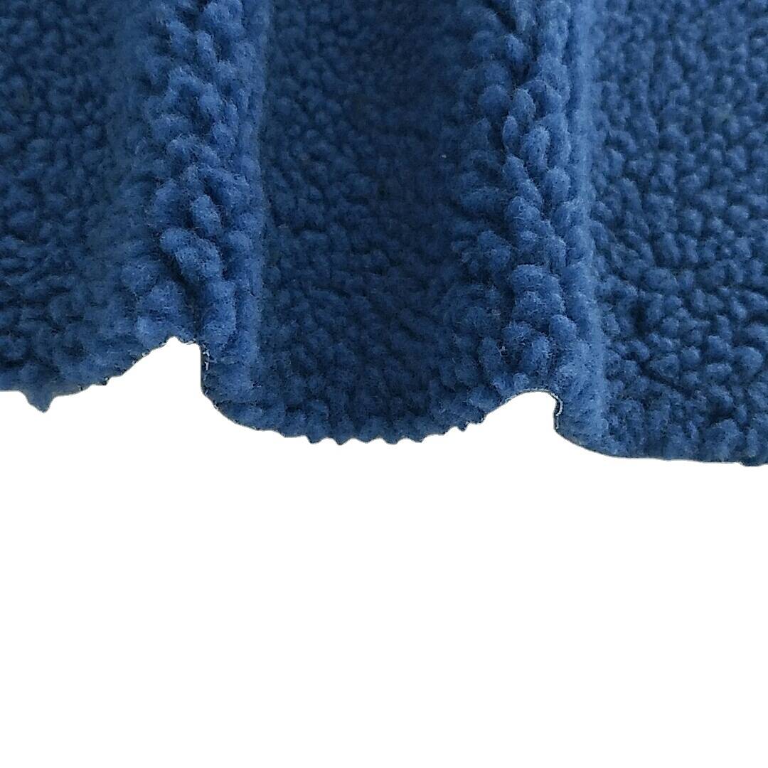 customized good price knit sherpa fleece cut piece fabrics for home textile