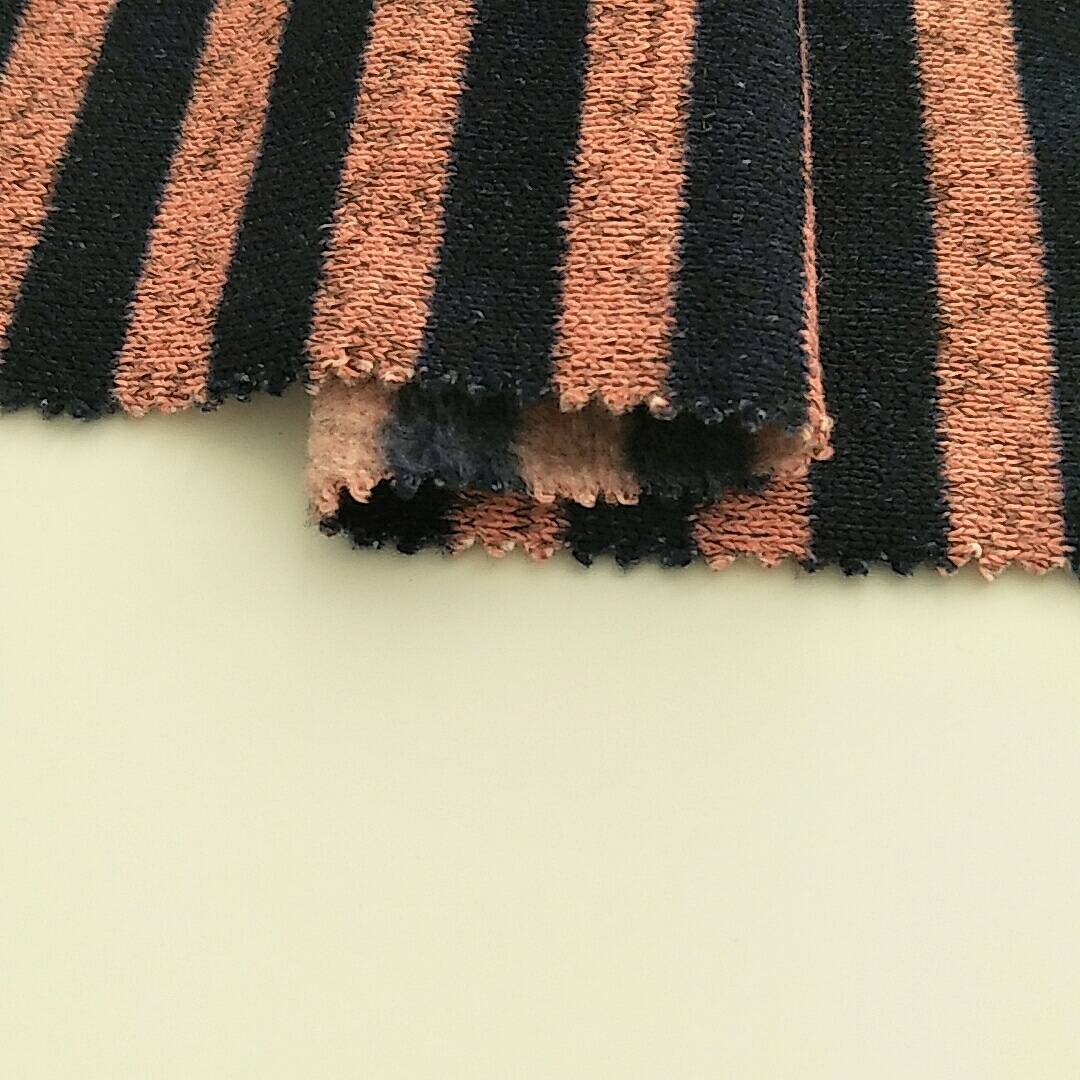 panas sale sweter 100% polyester kasar rajutan jersey kain disapu resik