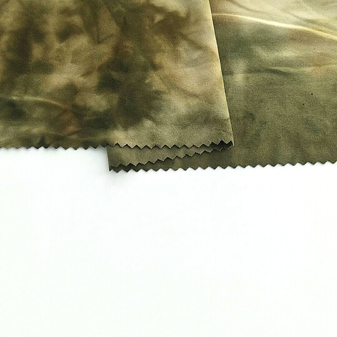 92% Polyester 8% Spandex Tie Dye Single Jersey Stoff