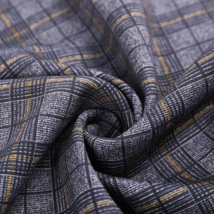 Tecido de tela escocesa personalizado de alta calidade con estampado de fermosos patróns para a saia