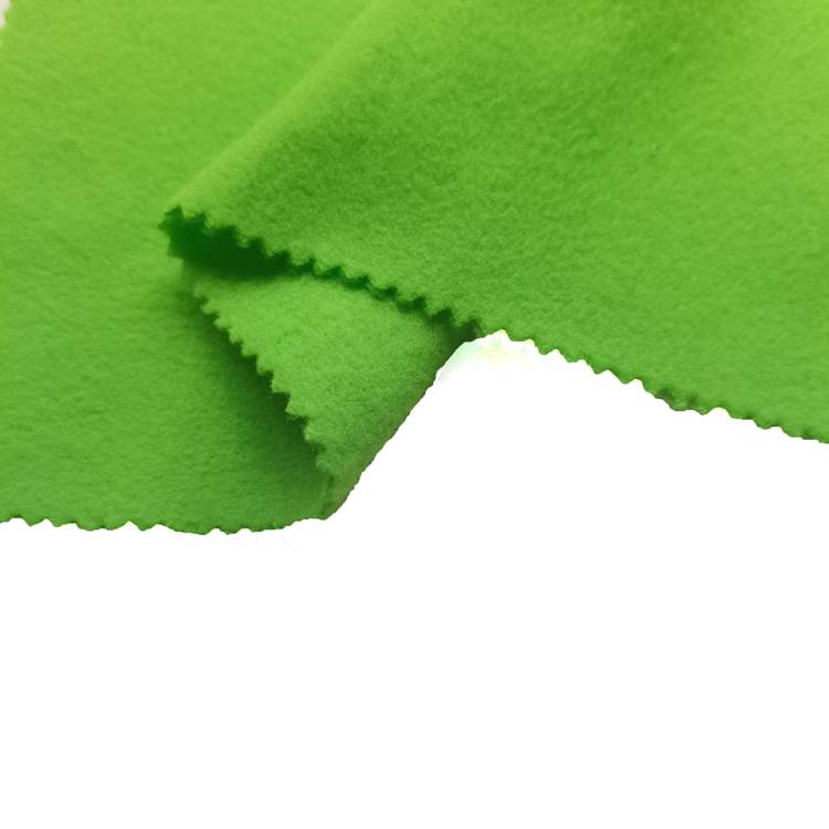 Hoge kwaliteit goedkope 100 polyester dubbel geborstelde stof te koop