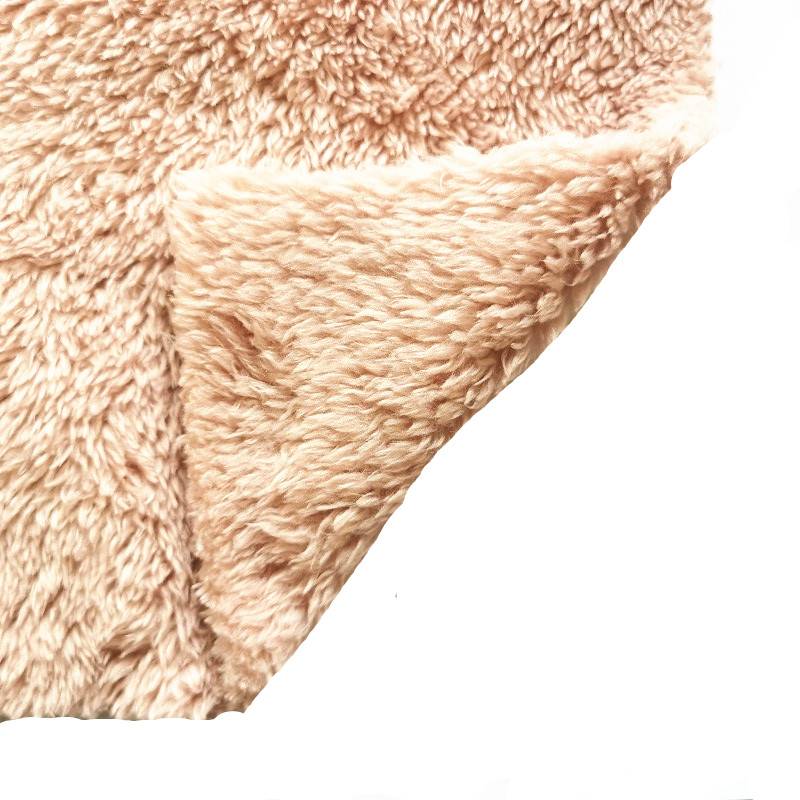 DESAIN DIY kustom kain bulu karang mewah sherpa polos yang diwarnai untuk selimut