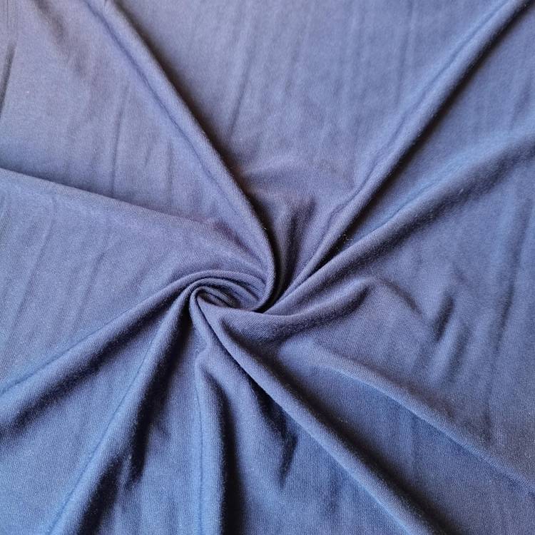 ແບບຄົນອັບເດດ: 95 modal 5 spandex ທໍາມະດາ dyed jersey fabric ສໍາລັບເສື້ອທີເຊີດແລະ dress