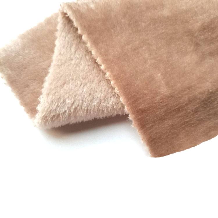 hot selling skin-friendly 100 polyester knitted fleece plain dyed flannel fabric