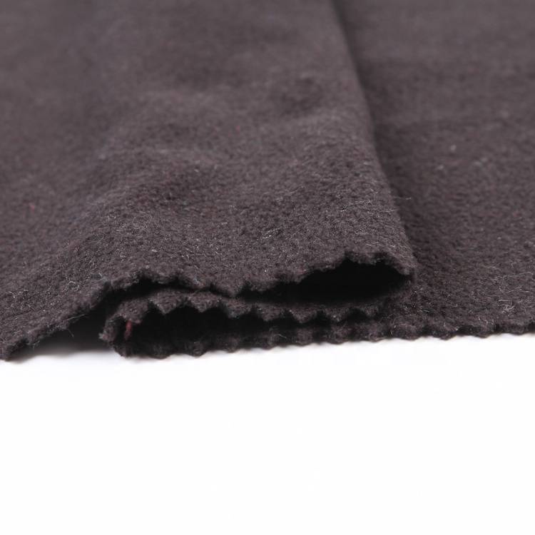 Solid double sides antipilling micro fiber one side brushed polar fleece fabric