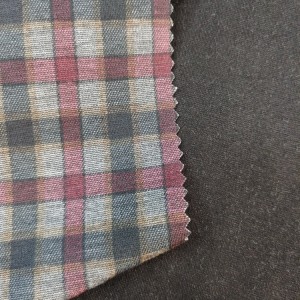 Breathable hot selling make to order peper printing roma ponte knitting check men’s plaid fabric
