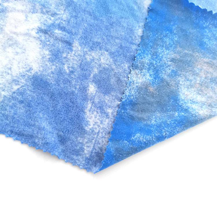 Discount wholesale Fabric Jersey - Shaoxing wholesale Tie Dyed peach Single Jersey Fabric for garment – Starke