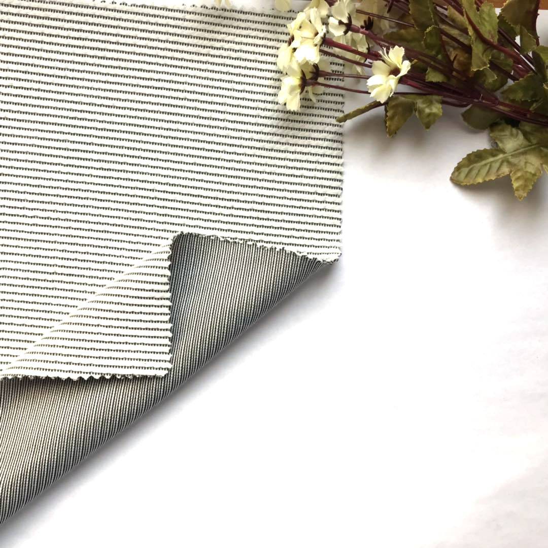 2020 Bag-ong Disenyo 90% Rayon 10% Polyester Stripe Interlock Tela Para sa Panapton