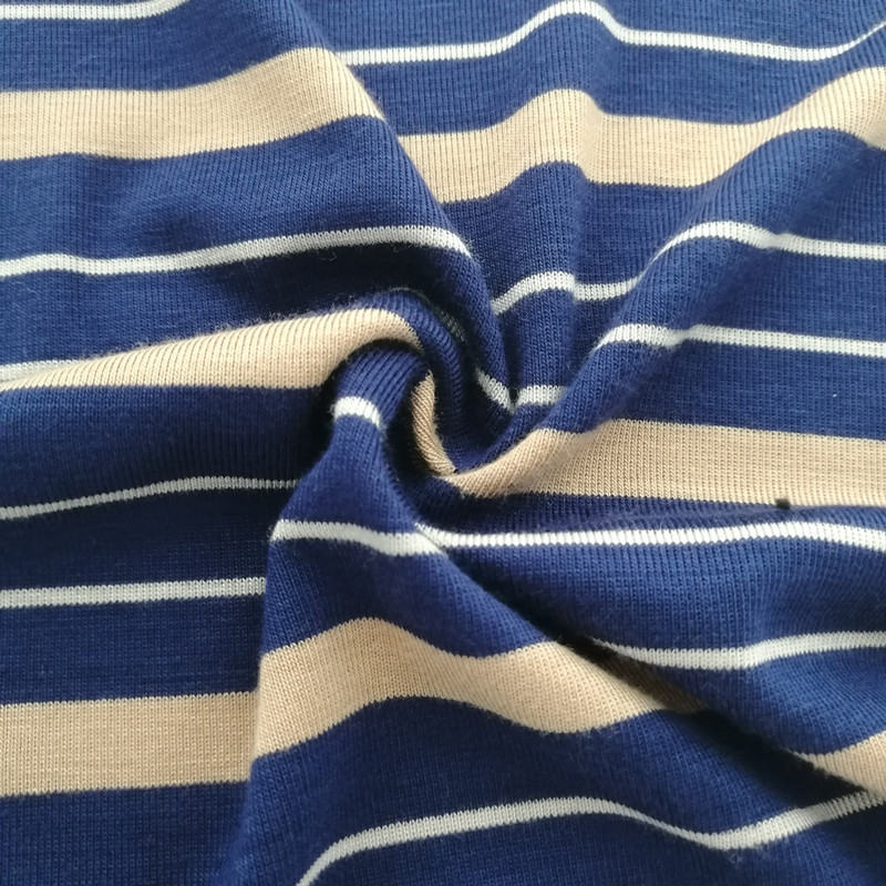 Best quality Ribbing Fabric For Cuffs - Custom elastic 1*1 rib 3 colors stripe knit fabric for underwear – Starke