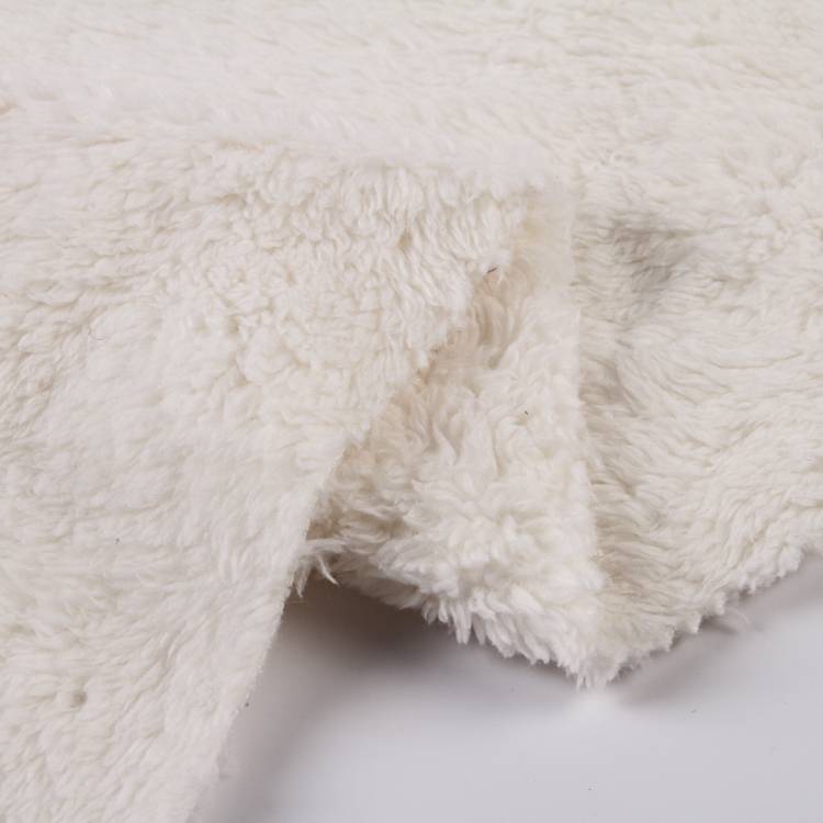super soft china designer costom warm double sides sherpa fleece fabric