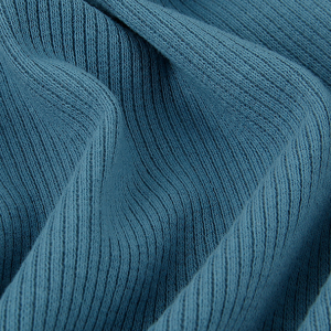 Hot Sales Cotton spandex 2*2 Rib cuff knit cotton rib fabric