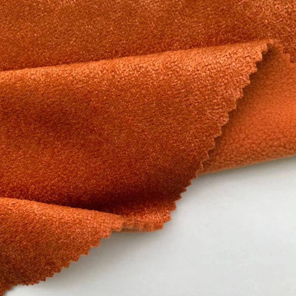 vruća prodajna tkanina od 100% poliestera od mikrovlakana od čupavog ženil flisa za odjeću