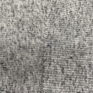 Toni mbiri Anti-bhakitiriya Poly Linen Rib Jersey Fabric