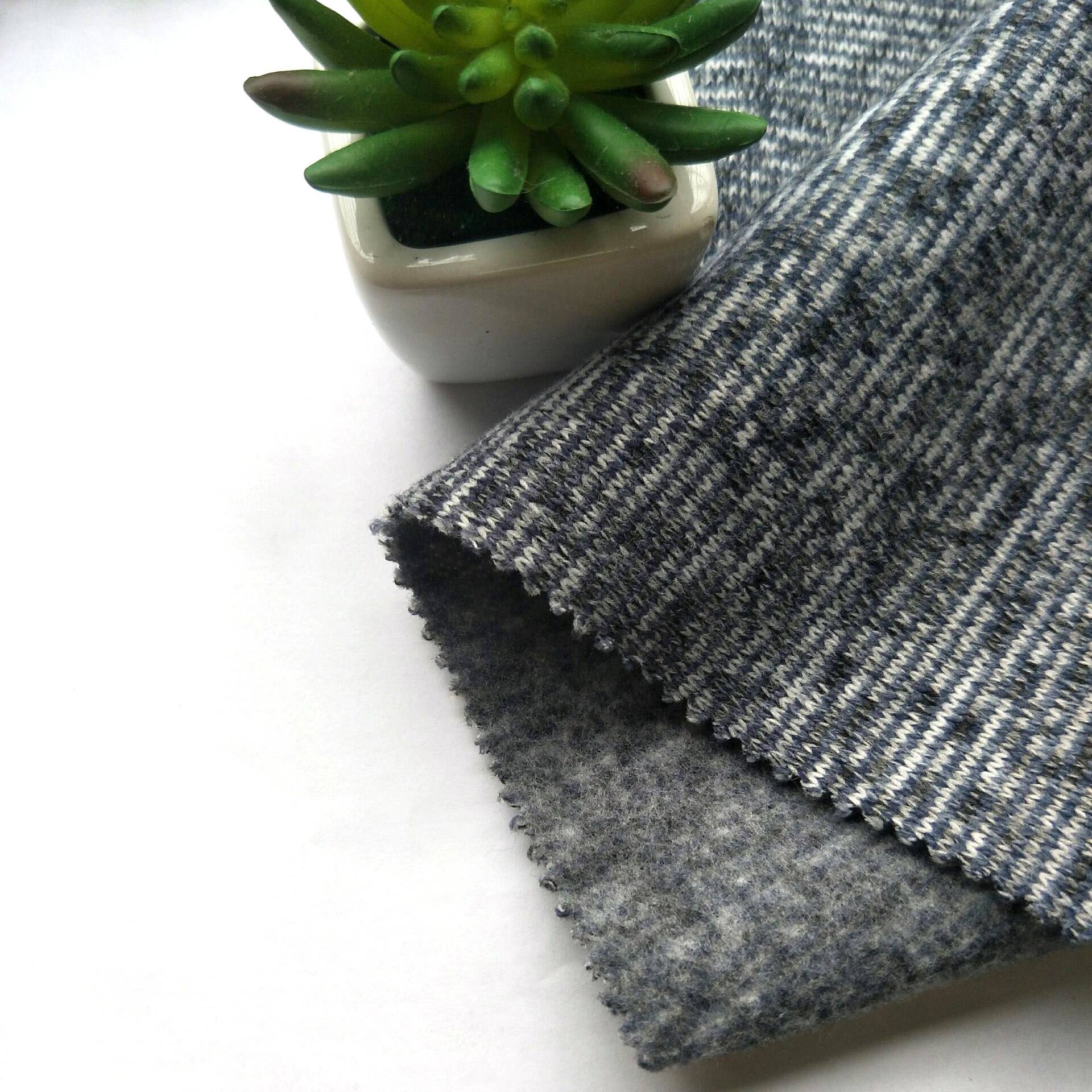 100% polyester coarse brushed fabric