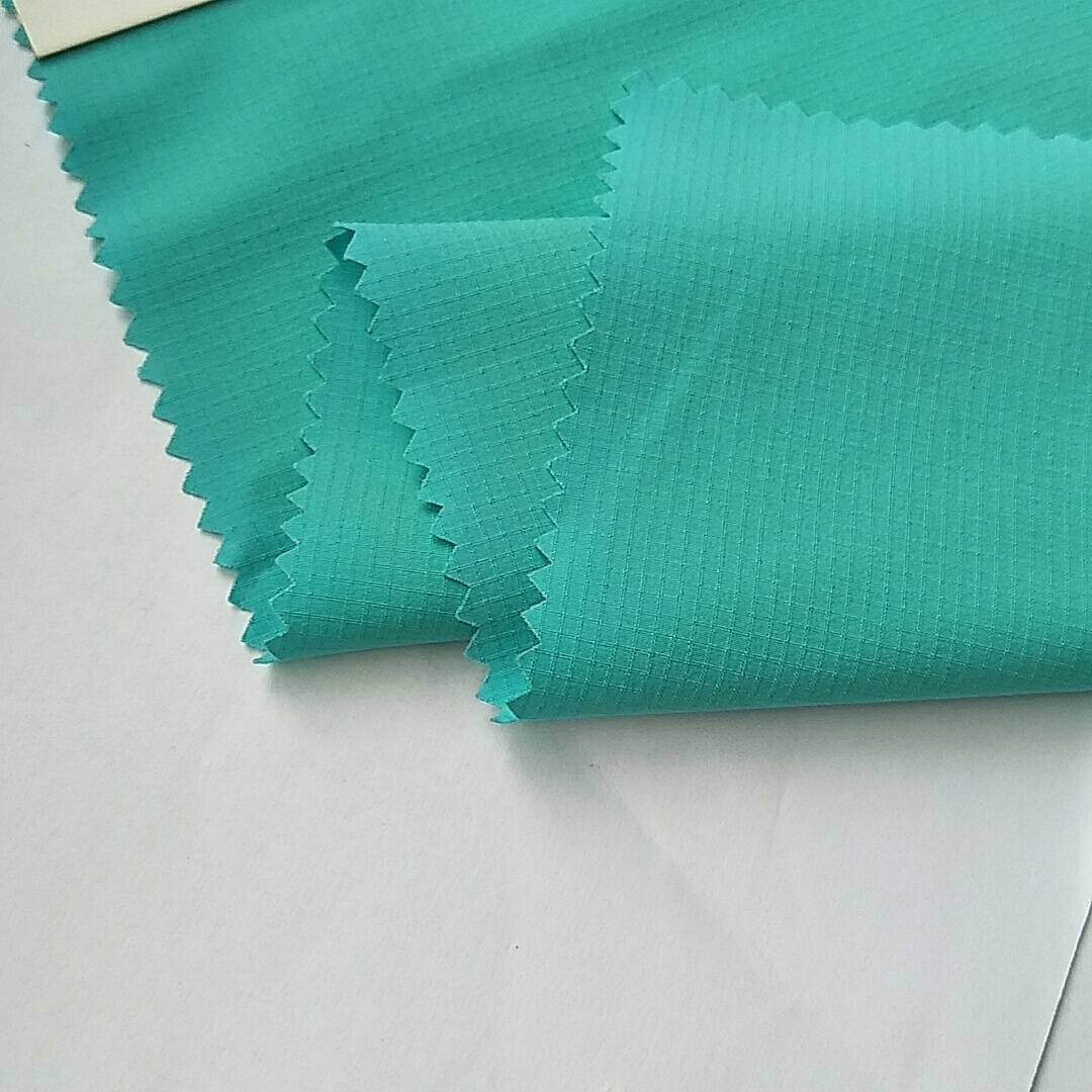High quality woven fabric polyester 75D grid styles checked 4 way stretch fabric for garment  trousers