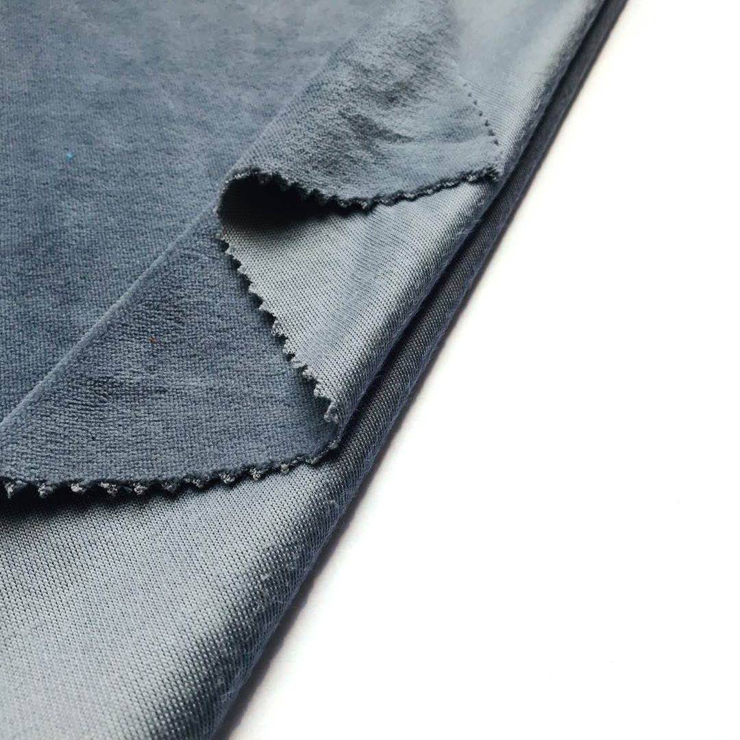 Fancy design Polyester Velvet Fabric For Garment Sofa Curtain