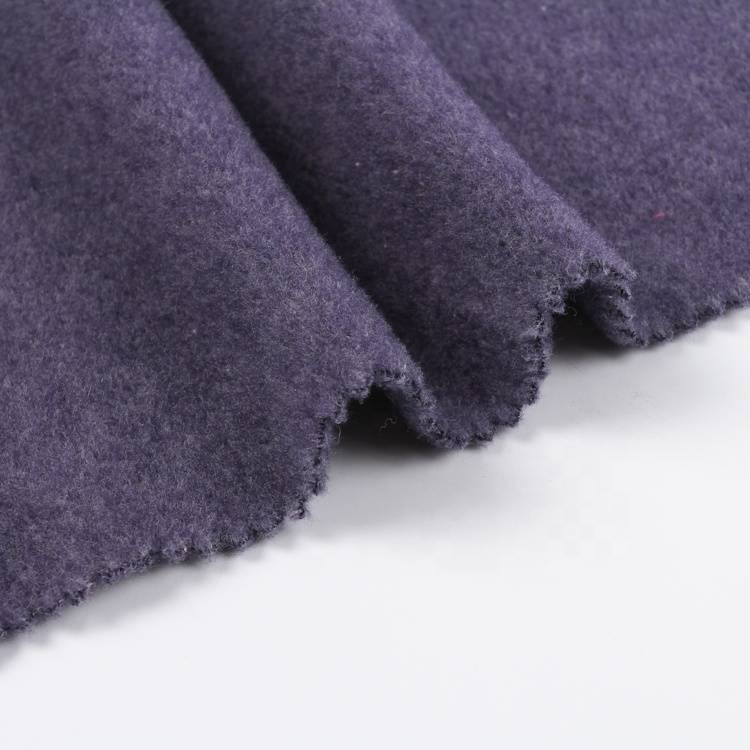 Valmistajan tehtaan pehmeä neulottu kangas tc polar fleece polyesteri raion fleece kangas