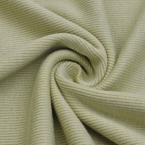 Hot Sell Populární Rayon Span Stretch Rib Fabric