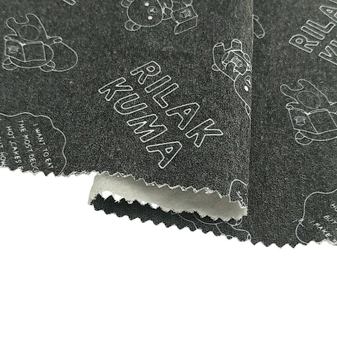 horký výprodej TC pletený tištěný kreslený vzor jednostranně česaná tkanina pro děti