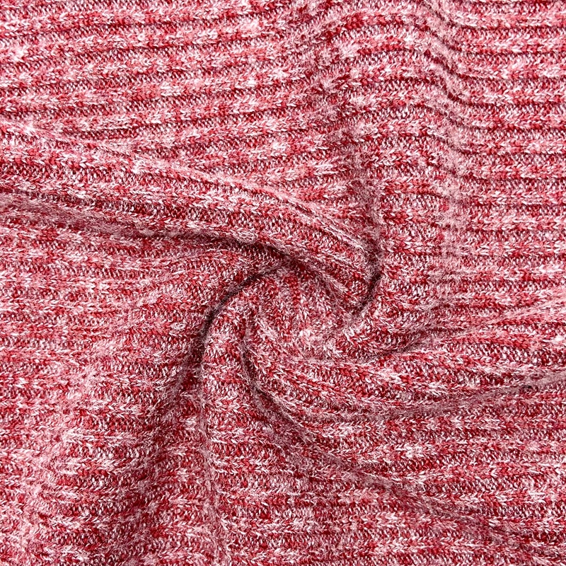 Factory Cheap Hot Polyamide Spandex Knitted Rib Fabric - High quality cardigan stretched polyester rayon nylon blend 280GSM knitting brushed hacci 2*2 rib fabric – Starke