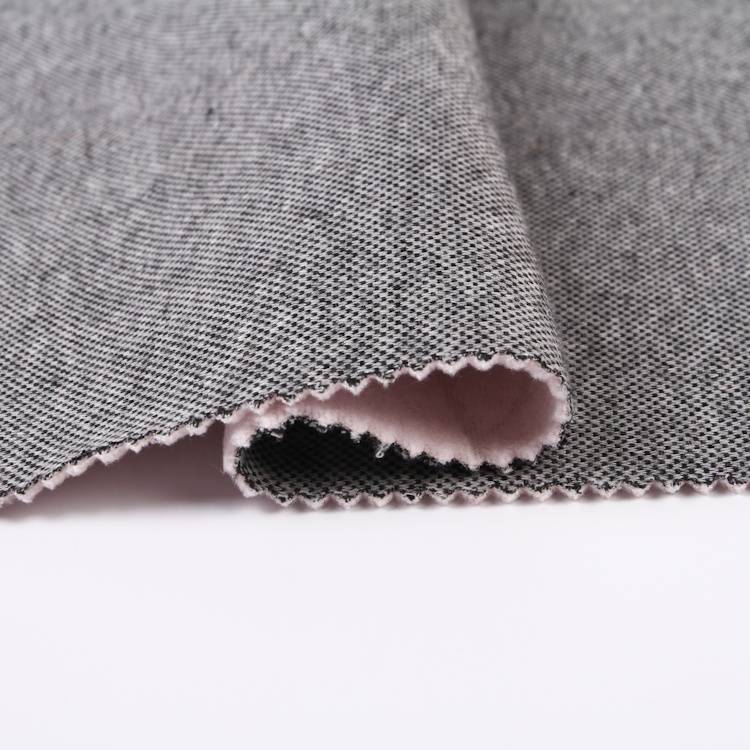 Best price breathable mesh bonded 100% polyester jacquard polar fleece knit fabric for clothing