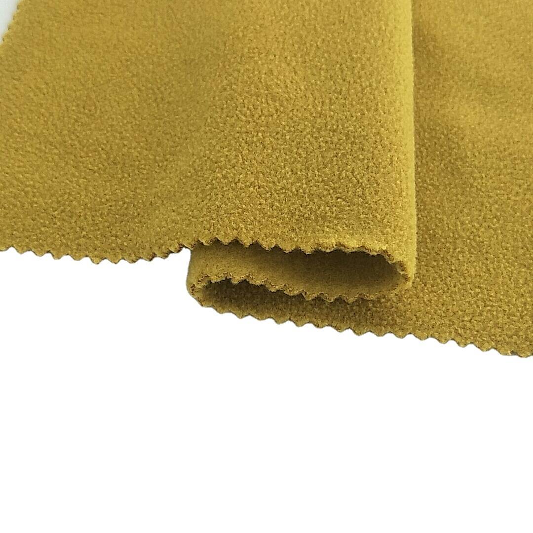 Factory manufacturer double brushed one side polar fleece fabric in knitted
