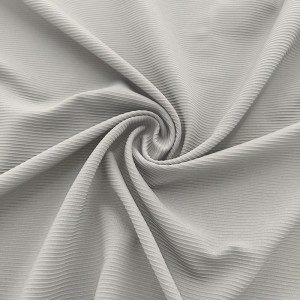 Hot Item Nylon Span 1*1 Rib fabric for sports wear