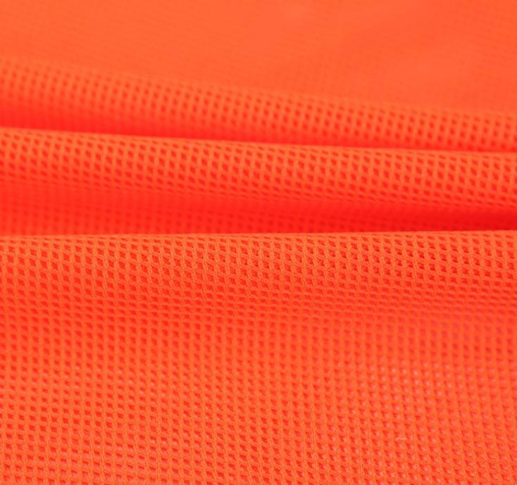 Warp knitted low elastic square mesh 2 * 2 mesh knitted mesh fabric