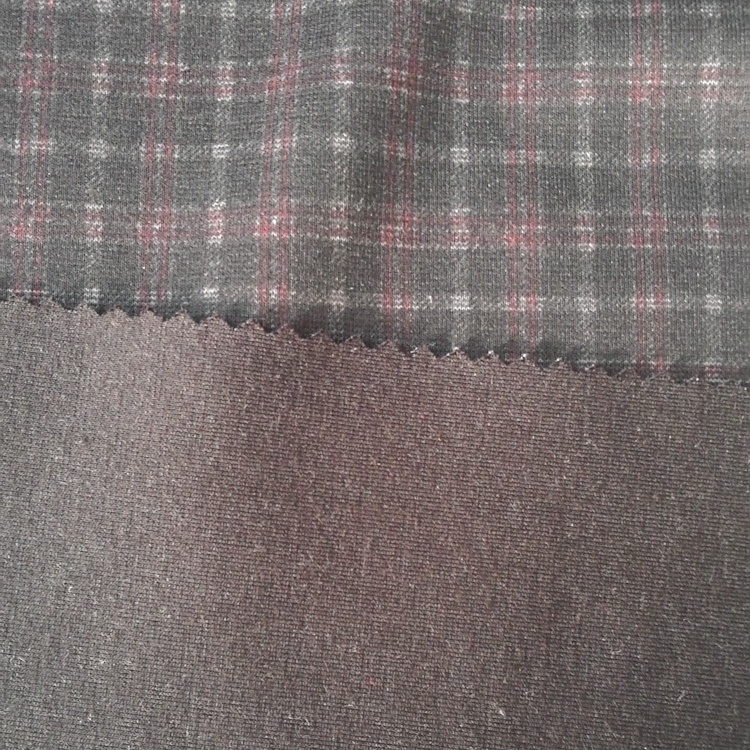OEM/ODM Manufacturer Printing Roman Knit Fabric - Eco-friendly shaoxing textile peper printing roma ponte knitting super plaid soft fabric for dress – Starke