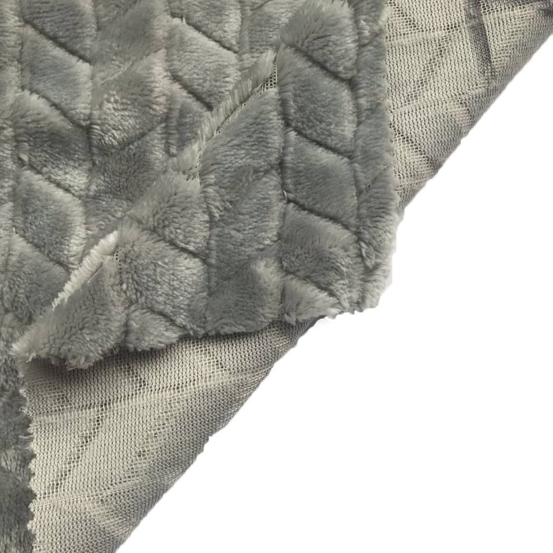 Populär design polyester Jacquard Shu Velveteen tyg för babyfilt
